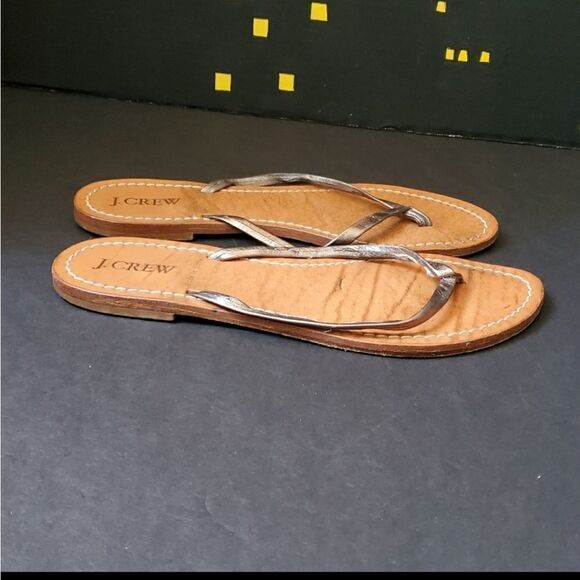 J.crew Leather Flip Flops - Picture 4 of 8